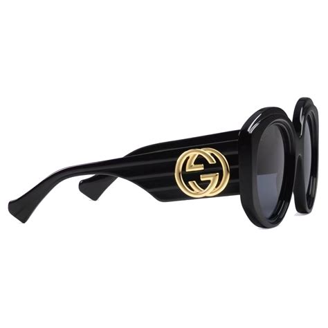 gucci circle sunglasses vector|gucci oversized round sunglasses.